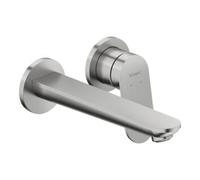 Duravit Mitigeur lavabo encastré Wave WA1070004070 – saillie 202 mm, inox brossé