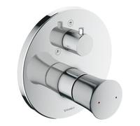 Duravit Kit de finition White Tulip WT4210012010 mitigeur de douche à encastrer, 22,5 l/min, chromé