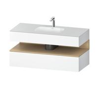 Duravit Duravit Set meuble lavabo encastré Qatego 120x55x60cm, blanc mat, Kon-WTU, B Quantité:1