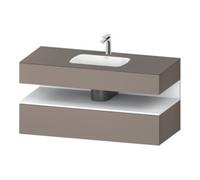 Duravit Duravit Set meuble lavabo encastré Qatego 120x55x60cm, blanc mat, Kon-WTU, niche Quantité:1
