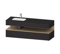 Duravit Duravit Set meuble lavabo encastré Qatego 160x50x60 cm, Kon-WTU, B, B l, E na/gra m Quantité:1