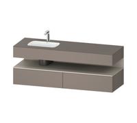 Duravit Duravit Set meuble lavabo encastré Qatego 160x50x60cm, Kon-WTU, B, B l, T m/bas ma Quantité:1