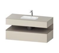 Duravit Duravit Set meuble vasque encastré Qatego 120x55x60 cm, blanc mat, Kon-WTU, B Quantité:1