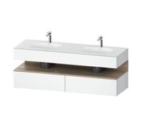 Duravit Duravit Set meuble vasque encastré Qatego 160x55x60 cm, Kon-WTU, marbre Ei/blanc Quantité:1