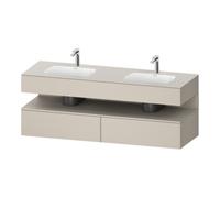 Duravit Duravit Set meuble vasque encastré Qatego 160x55x60cm, sous-meuble console, taupe mat Quantité:1