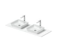 Duravit Duravit Sivida Console de lavabo 135x50 cm, blanc mat soyeux Quantité:1