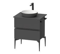 Duravit Duravit Sous-meuble console de lavabo au sol Sivida 64,5x54,8x47,5 cm, gris m, 2 SBK, Gr. sw Quantité:1
