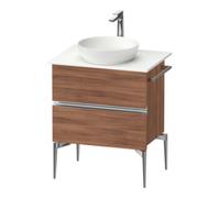Duravit Duravit Sous-meuble console de lavabo au sol Sivida 64,5x54,8x47,5 cm, N N, 2 tiroirs, Gr. chr Quantité:1