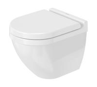 Duravit Duravit Starck 3 Compact WC suspendu, cuvette profonde 37x48,5 cm, 4,5 l, sans bride, avec fixation, blanc Quantité:1