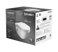 Duravit Duravit Starck 3 WC suspendu, chasse profonde, avec abattant, blanc Quantité:1