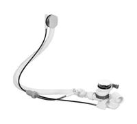 Duravit supplément pour garniture d'écoulement et de trop-plein avec arrivée au sol, chrome, 791227000001000