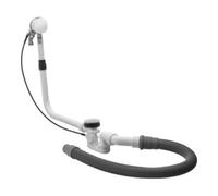 Duravit supplément pour garniture de vidage et trop-plein Quadroval avec bec de baignoire, Cape Cod, chrome, 791252000001000