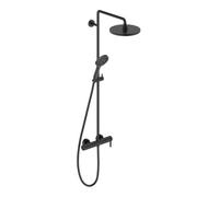 Duravit Duravit Système de douche C.1 Sortie 350 mm, mitigeur monocommande, noir mat Quantité:1