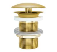 Duravit Duravit Tige de vidange Ø 72 mm, pour lavabo sans trop-plein, or poli Quantité:1