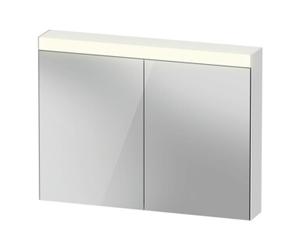 Duravit Duravit Uni Armoire miroir lit, version 101x14,8x76 cm, 16 W, 2 portes, LED Quantité:1