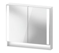 Duravit Duravit Uni Armoire miroir Type E Qatego 80x75x15,5 cm, blanc mat, 2 portes, suspendue Quantité:1