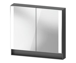 Duravit Duravit Uni Armoire miroir Type E Qatego 80x75x15,5 cm, graph ma, 2 portes, suspendue Quantité:1