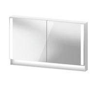 Duravit Duravit Uni Armoire miroir Type F Qatego 120x75x15,5 cm, blanc mat, 2 portes, suspendue Quantité:1