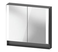 Duravit Duravit Uni Armoire miroir Type J Qatego 80x75x15,5 cm, graph ma, 2 portes, suspendue Quantité:1