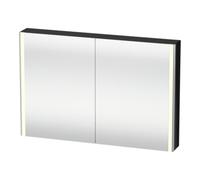 Duravit Duravit Uni-Armoire miroir XSquare 120x80x15,5 cm, blanc brillant, 2 portes, LED, mural Quantité:1