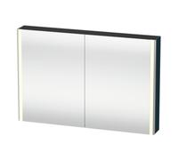 Duravit Duravit Uni-Armoire miroir XSquare 120x80x15,5 cm, bleu mat, 2 portes, LED, mural Quantité:1