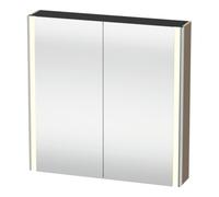 Duravit Duravit Uni-Armoire miroir XSquare 80x80x15,5 cm, LED, 2 portes, suspendue Quantité:1