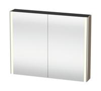Duravit Duravit Uni-Armoire miroir XSquare prise CH 100x80x15,5cm, blanc, 2 portes, LED, mural Quantité:1
