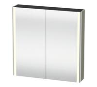 Duravit Duravit Uni-Armoire miroir XSquare prise CH 80x80x15,5cm, st-g m, 2 portes, LED, suspendu mural Quantité:1