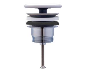 Duravit Duravit Valve tige Ø 72 mm, pour lavabo sans trop-plein, anthracite mat Quantité:1