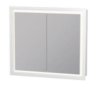 Duravit Duravit Vis pour panneau avec arrêt de porte L-Cube LED, 80x70x15,5 cm, graphite mat Quantité:1