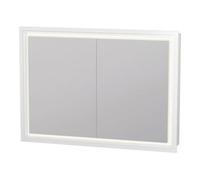 Duravit Duravit Vis pour panneau avec butée de porte L-Cube LED, 100x70x15,5 cm, graphite mat Quantité:1