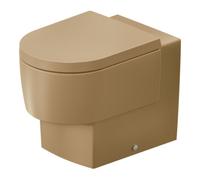Duravit Duravit WC sur pied Balcoon 37x54 cm, 4,5 l, sans rebord, évac. arrière, Clay Te Ma Quantité:1