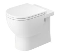 Duravit D-Code Support de lavage WC 2037090000 Sans monture, sortie horizontale, Weiß Hochglanz