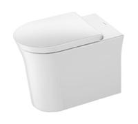 Duravit White Tulip à poser au sol WC 2001090000 37x58cm, 4,5 l, sortie horizontale, sans rebord, blanc