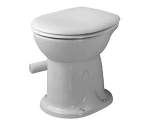 Duravit Duravit WC sur pied Duraplus 36x46 cm, avec couvercle à fermeture, blanc Quantité:1