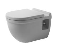 Duravit Duravit WC suspendu, cuvette à chasse profonde Comfort Starck 3 36,5x54,5 cm, 6 l, hauteur d'assise +5 cm, blanc Quantité:1