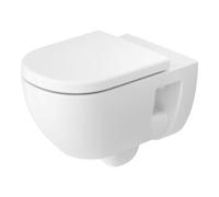 Duravit Duravit WC suspendu, cuvette à chasse profonde D-Code 37x57 cm, 4,5 l, sans bride, blanc, sans charnière prémontée Quantité:1