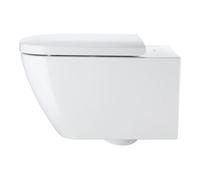 Duravit Happy D.2 WC mural 54cm, sans rebord, avec fixation cachÃ©e (Durafix), Coloris: Couleur intÃ©rieure blanche, Couleur extÃ©rieure blanche - 2222090000