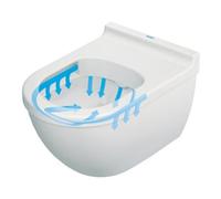 DURAVIT Starck 3 - Cuvette suspendue à fond creux Rimless® blanc sans WonderGliss