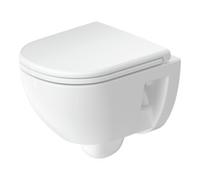 Duravit Duravit WC suspendu, cuvette profonde D-Code Compact 37x48cm, 4,5 l, sans bride, blanc, sans charnières prémontées Quantité:1