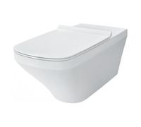 Duravit Durastyle WC mural Vital 70cm, lave-vaisselle, sans rebord, sans obstacle, 25590900001, Couleur: Blanc avec Wondergliss