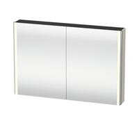 Duravit Duravit XSquare Armoire miroir universelle 120x80x15,5 cm, taupe, 2 portes, LED Quantité:1