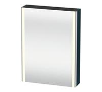 Duravit Duravit XSquare Armoire miroir universelle 60x15,5x80cm, 1 porte, LED, à gauche, bleu m Quantité:1