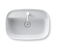 Duravit Duravit Zencha lavabo à poser 55x39 cm, avec trop-plein, fermé, blanc Quantité:1