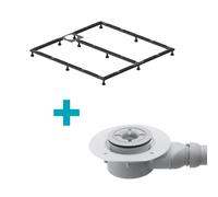 Duravit DuroCast Set pour support de receveur de douche, 791101000000000+791243000000000,
