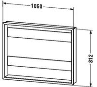 Duravit élément du système de montage de meubles LM987700000