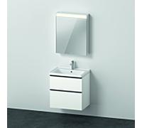 Duravit D-Neo Vasque avec meuble bas et armoire de toilette, DE0115L1818,
