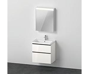 Duravit Ensemble de meubles D-Neo DE0115L2222 650mm, charnières à gauche, Weiß Hochglanz