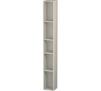 Duravit L-Cube LC120609191 18x18x140cm, 5 compartiments, vertical, taupe mat
