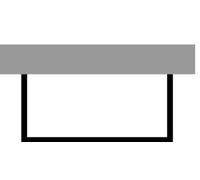 Duravit Starck Habillage baignoire simple / baignoire balnéo, Version contre mur, ST877508282,